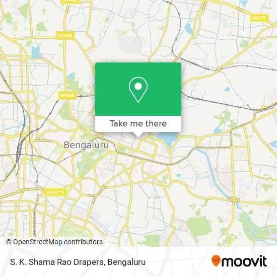 S. K. Shama Rao Drapers map