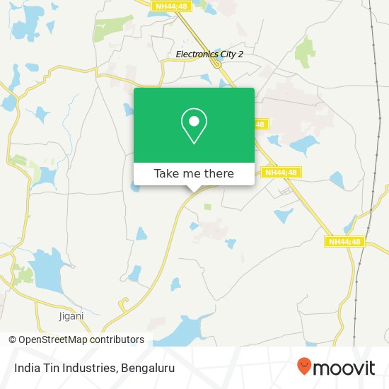 India Tin Industries map