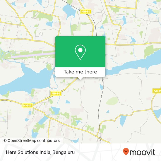 Here Solutions India map