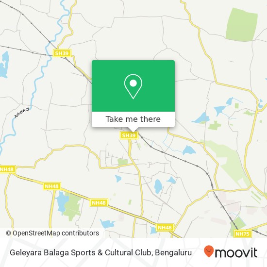 Geleyara Balaga Sports & Cultural Club map