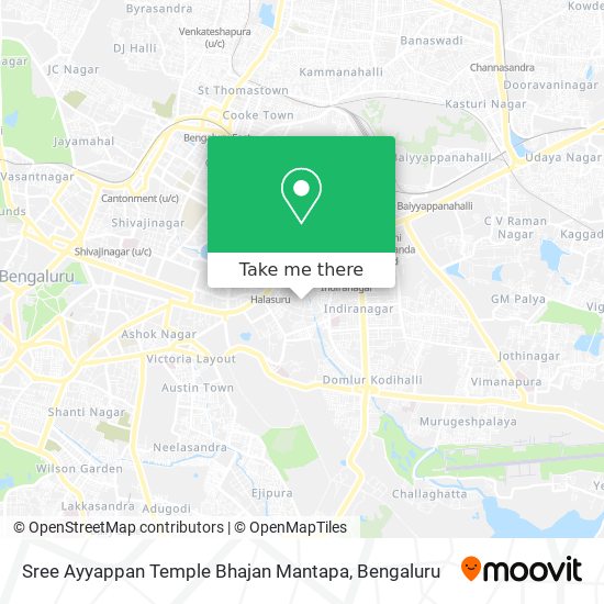 Sree Ayyappan Temple Bhajan Mantapa map