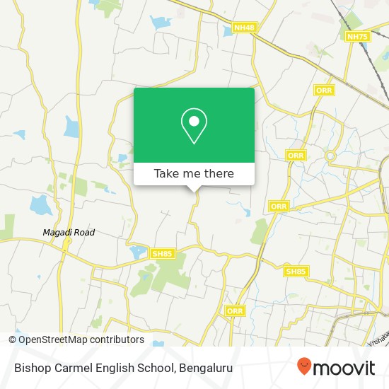 Bishop Carmel English School map