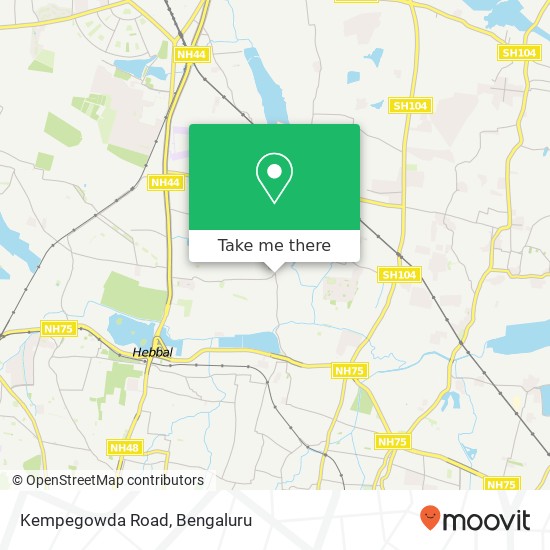 Kempegowda Road map