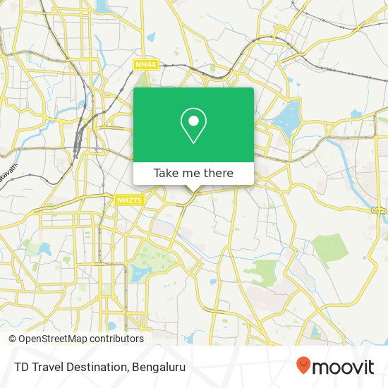 TD Travel Destination map