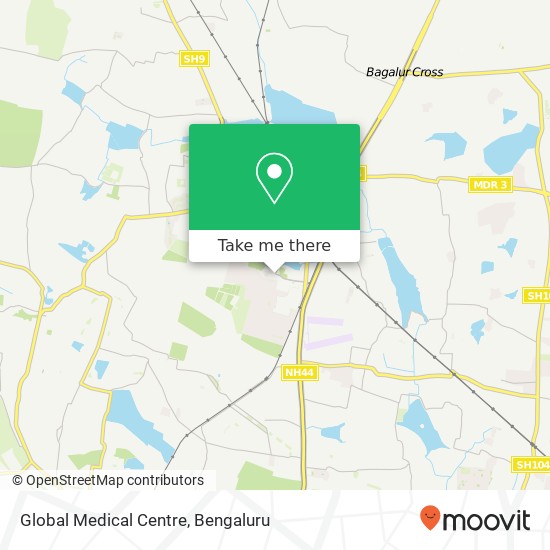 Global Medical Centre map