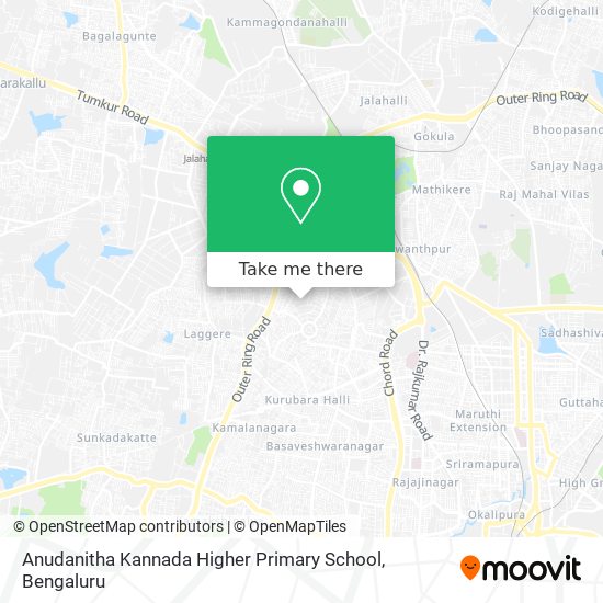 Anudanitha Kannada Higher Primary School map