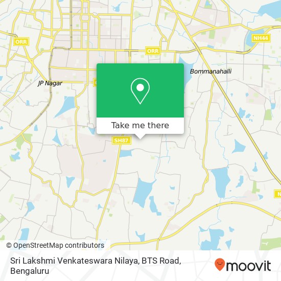 Sri Lakshmi Venkateswara Nilaya, BTS Road map