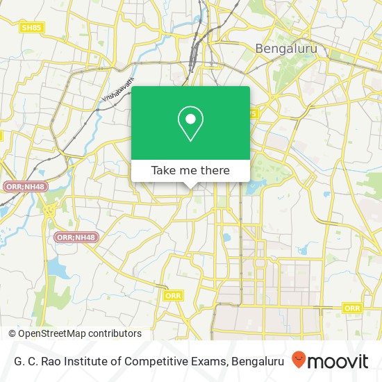 G. C. Rao Institute of Competitive Exams map