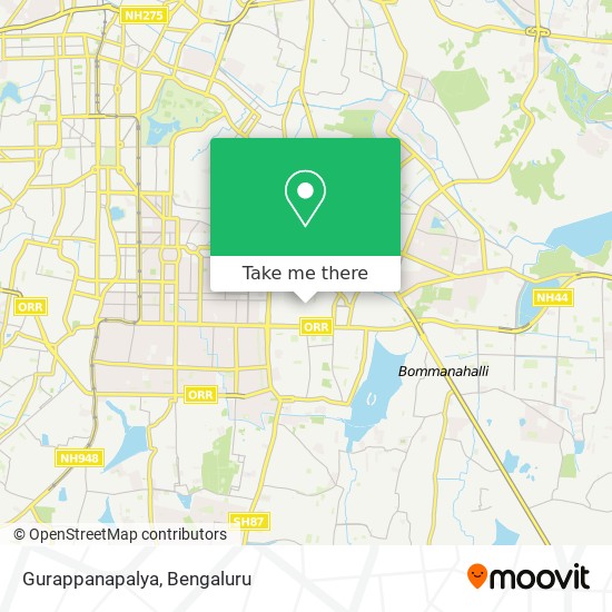 Gurappanapalya map