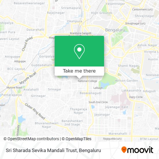 Sri Sharada Sevika Mandali Trust map