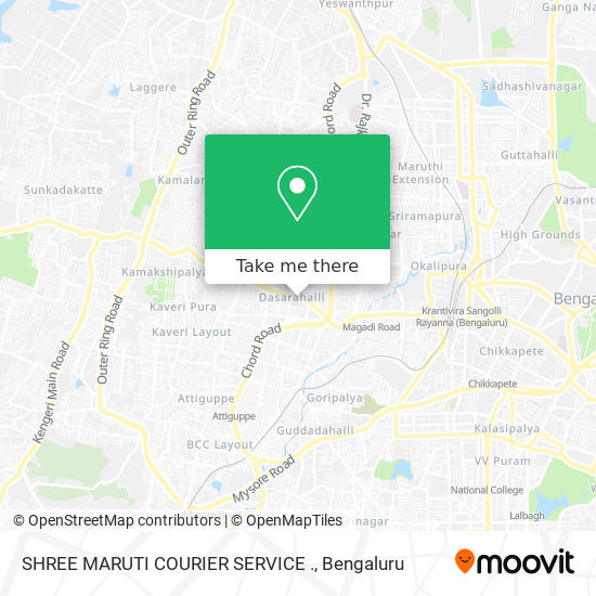 SHREE MARUTI COURIER SERVICE . map