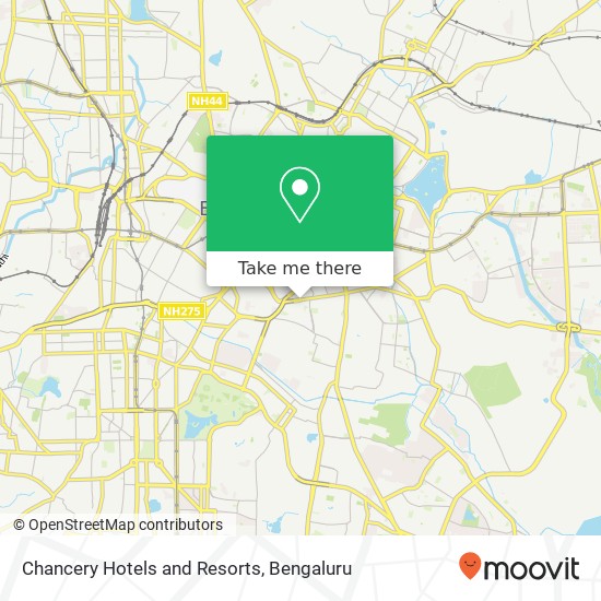 Chancery Hotels and Resorts map