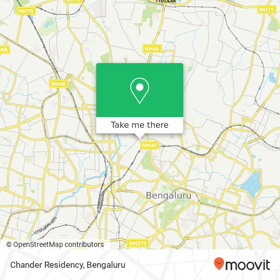 Chander Residency map