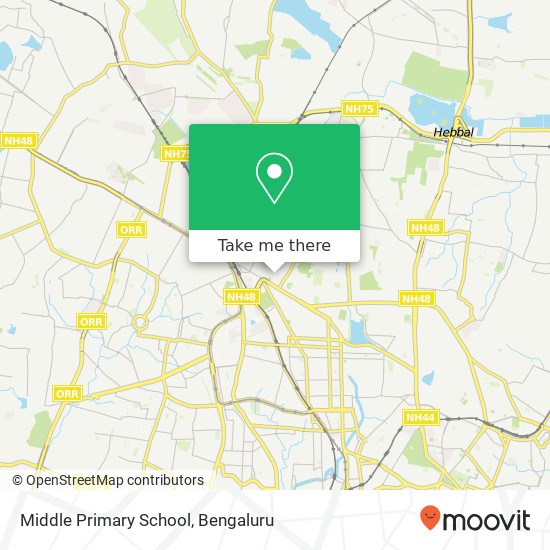 Middle Primary School map