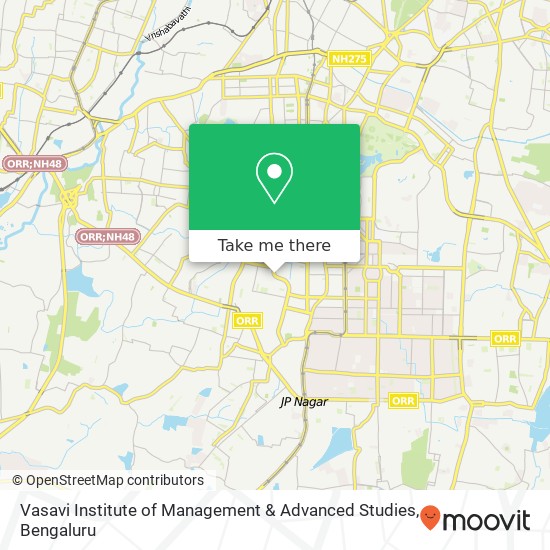 Vasavi Institute of Management & Advanced Studies map