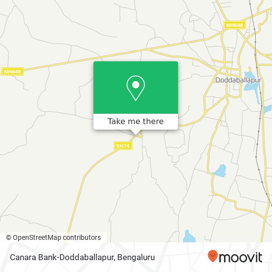 Canara Bank-Doddaballapur map