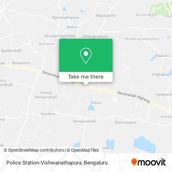 Police Station-Vishwanathapura map