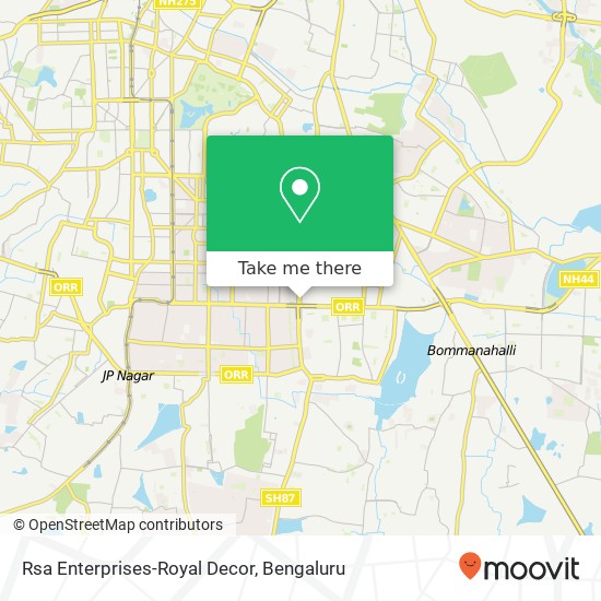 Rsa Enterprises-Royal Decor map
