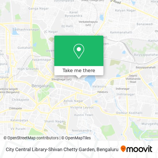 City Central Library-Shivan Chetty Garden map