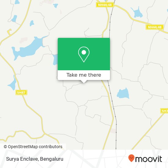 Surya Enclave map