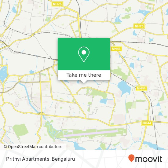 Prithvi Apartments map