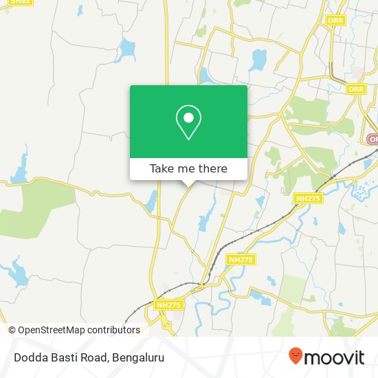 Dodda Basti Road map