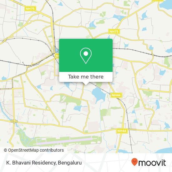K. Bhavani Residency map