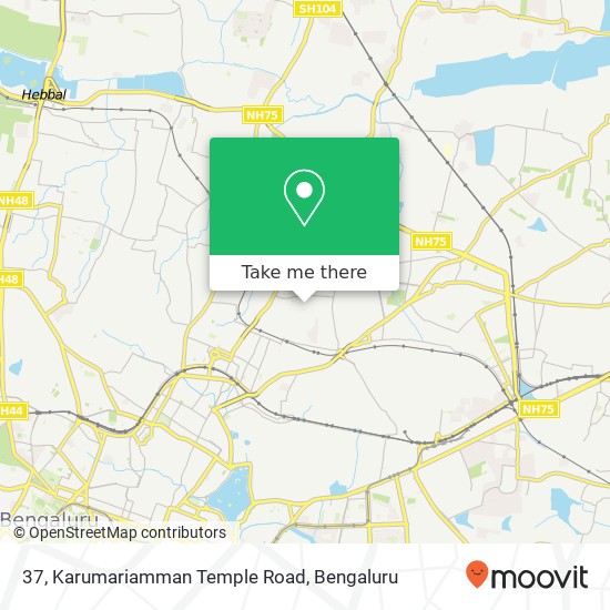 37, Karumariamman Temple Road map