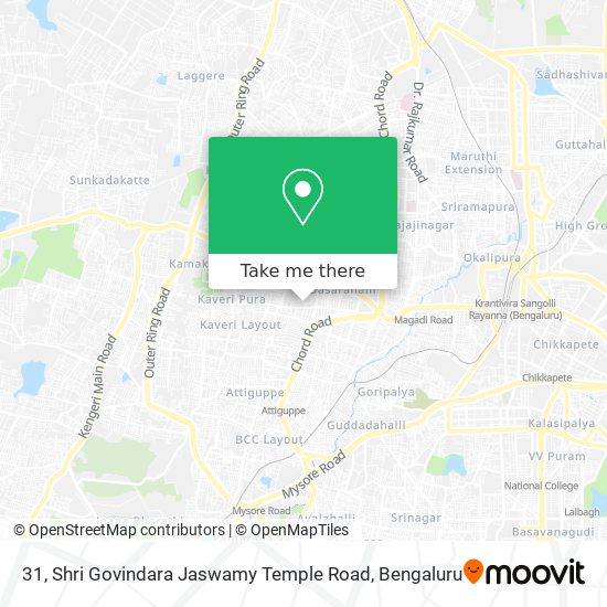 31, Shri Govindara Jaswamy Temple Road map