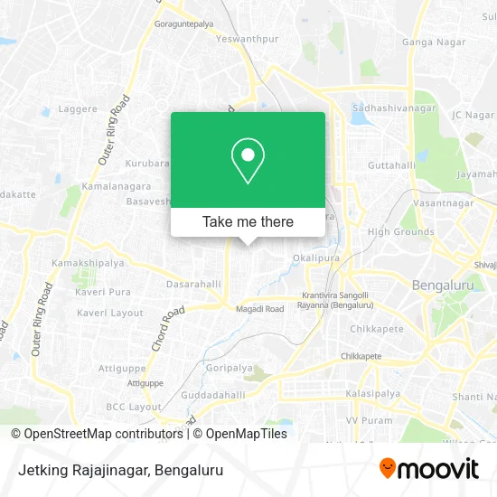Jetking Rajajinagar map