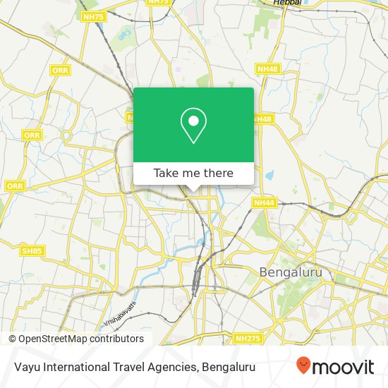 Vayu International Travel Agencies map