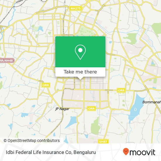 Idbi Federal Life Insurance Co map