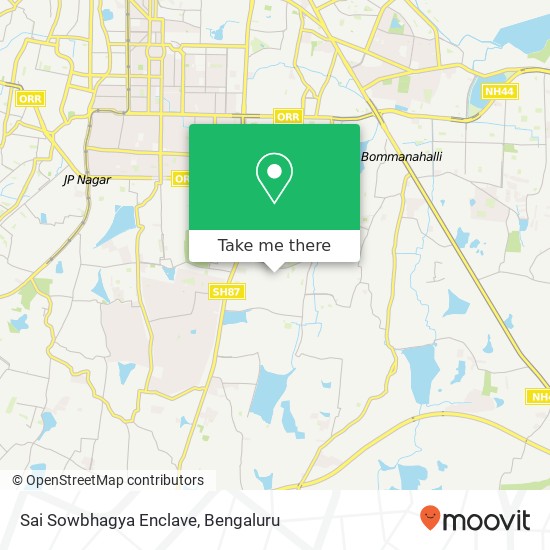 Sai Sowbhagya Enclave map