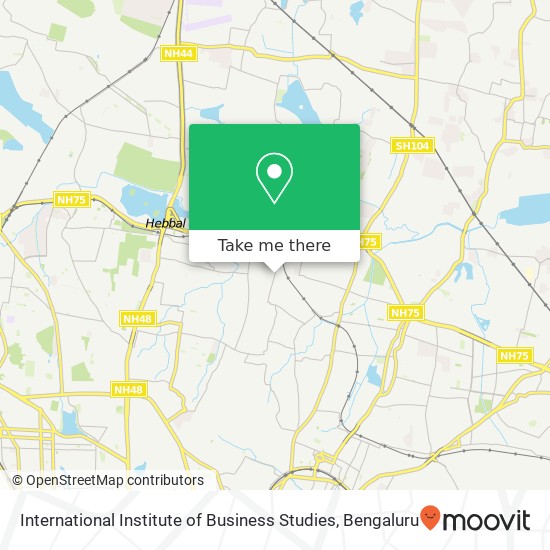 International Institute of Business Studies map