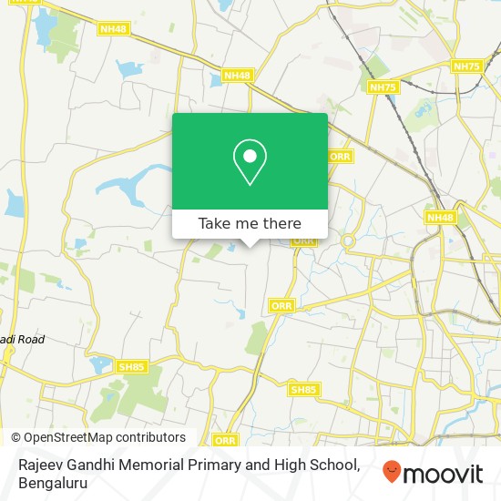 Rajeev Gandhi Memorial Primary and High School map