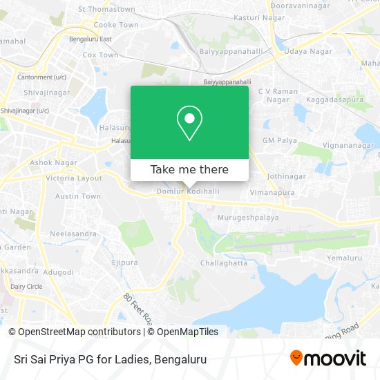 Sri Sai Priya PG for Ladies map
