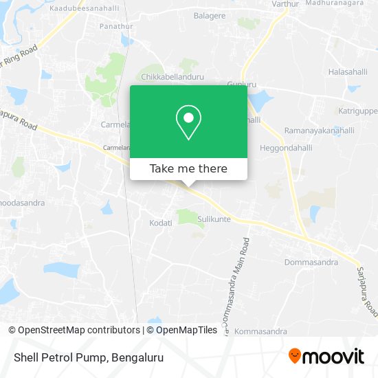 Shell Petrol Pump map