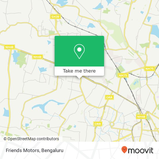 Friends Motors map