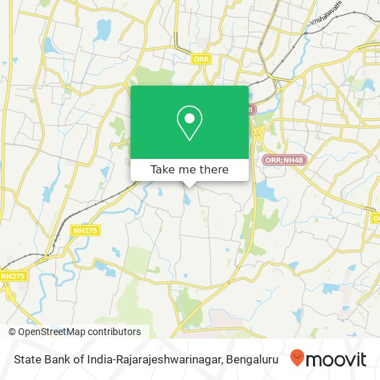 State Bank of India-Rajarajeshwarinagar map