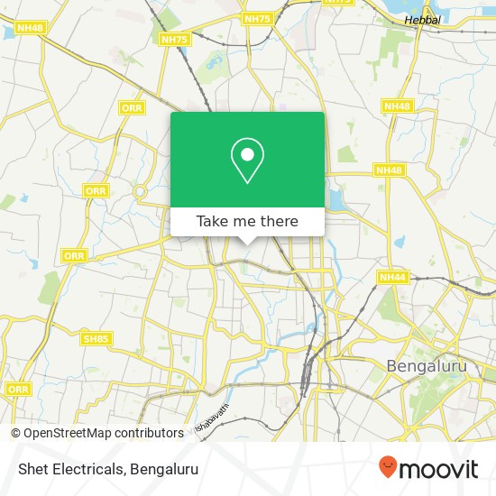 Shet Electricals map