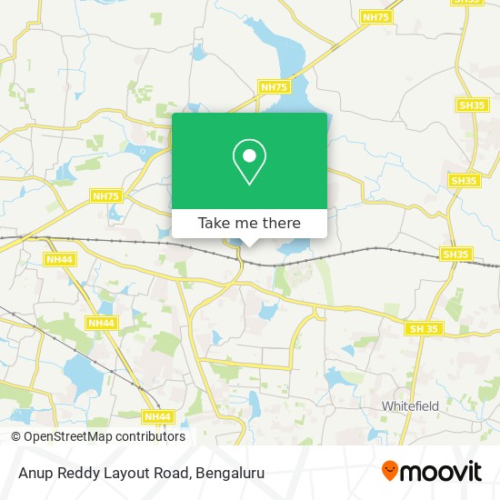 Anup Reddy Layout Road map