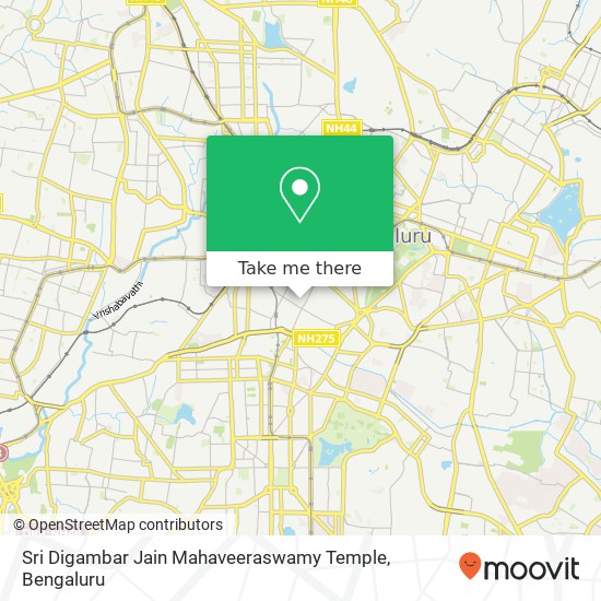 Sri Digambar Jain Mahaveeraswamy Temple map