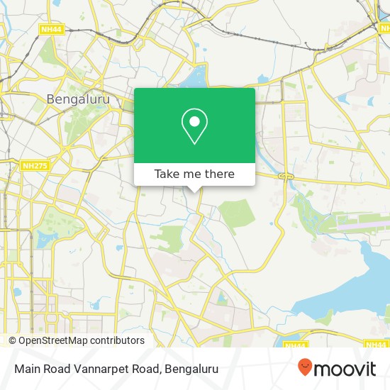 Main Road Vannarpet Road map