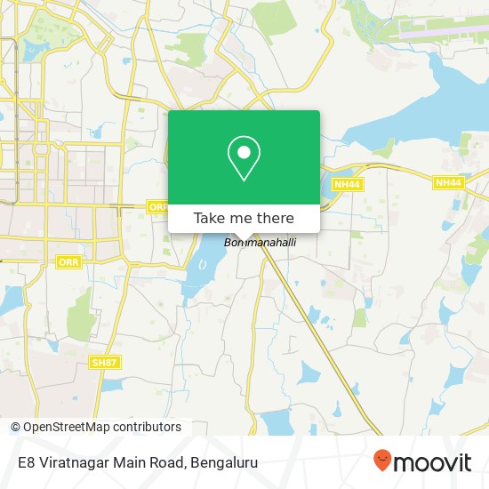 E8 Viratnagar Main Road map