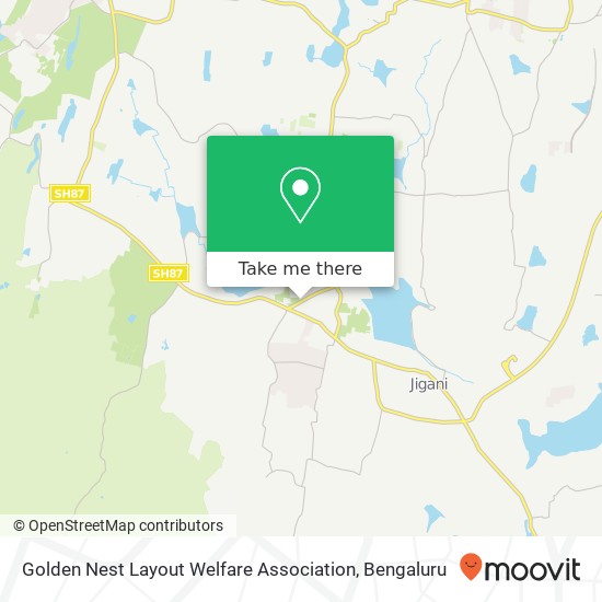 Golden Nest Layout Welfare Association map