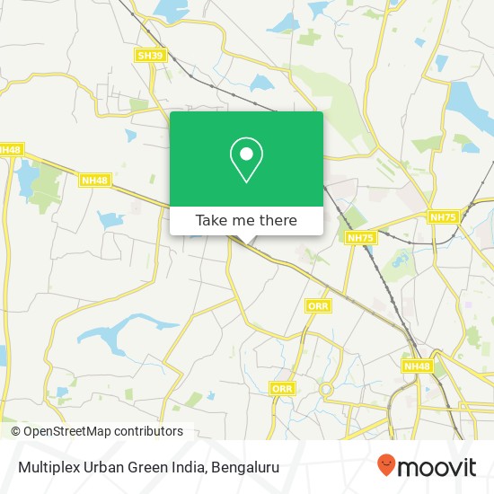 Multiplex Urban Green India map