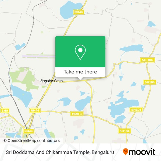 Sri Doddama And Chikammaa Temple map