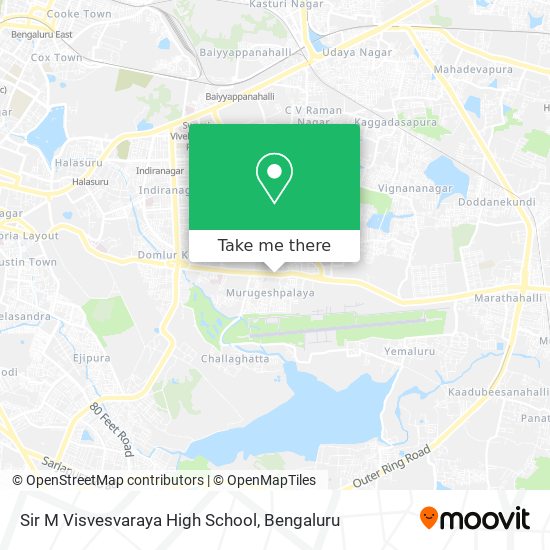 Sir M Visvesvaraya High School map