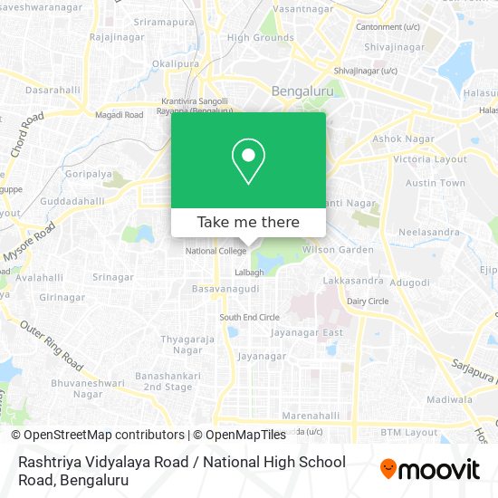 Rashtriya Vidyalaya Road / National High School Road map