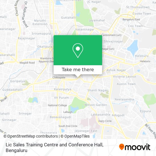 Lic Sales Training Centre and Conference Hall map
